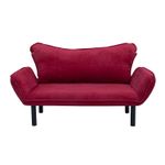 Casa si Gradina - Mobilier - Canapele si coltare - Canapele - Canapea extensibila, Hanah Home, cadru metalic, maro, 150x75x70 cm - Infinity.ro
