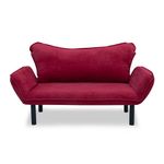 Casa si Gradina - Mobilier - Canapele si coltare - Canapele - Canapea extensibila, Hanah Home, cadru metalic, maro, 150x75x70 cm - Infinity.ro