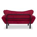 Casa si Gradina - Mobilier - Canapele si coltare - Canapele - Canapea extensibila, Hanah Home, cadru metalic, maro, 150x75x70 cm - Infinity.ro