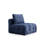 Casa si Gradina - Mobilier - Canapele si coltare - Canapele - Canapea 3 locuri, Atelier Del Sofa, lemn fag si pal, albastru marin, 290x100x65 cm - Infinity.ro