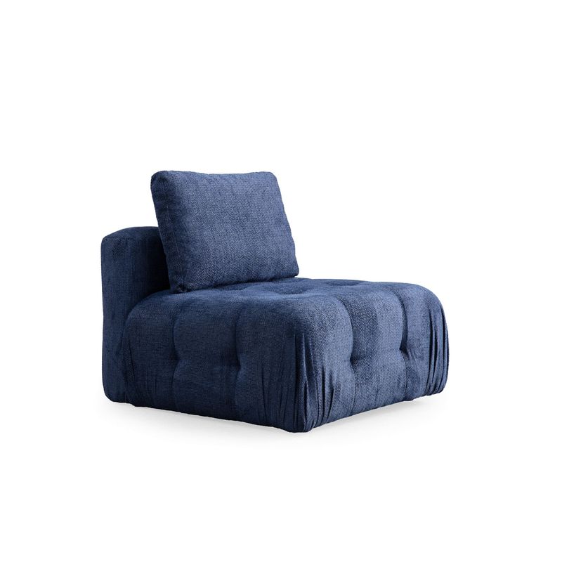 Casa si Gradina - Mobilier - Canapele si coltare - Canapele - Canapea 3 locuri, Atelier Del Sofa, lemn fag si pal, albastru marin, 290x100x65 cm - Infinity.ro