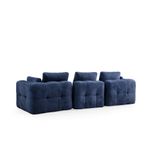 Casa si Gradina - Mobilier - Canapele si coltare - Canapele - Canapea 3 locuri, Atelier Del Sofa, lemn fag si pal, albastru marin, 290x100x65 cm - Infinity.ro