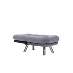 Casa si Gradina - Mobilier - Canapele si coltare - Canapele - Canapea extensibila, Atelier Del Sofa, metal, gri, 110x70 cm - Infinity.ro