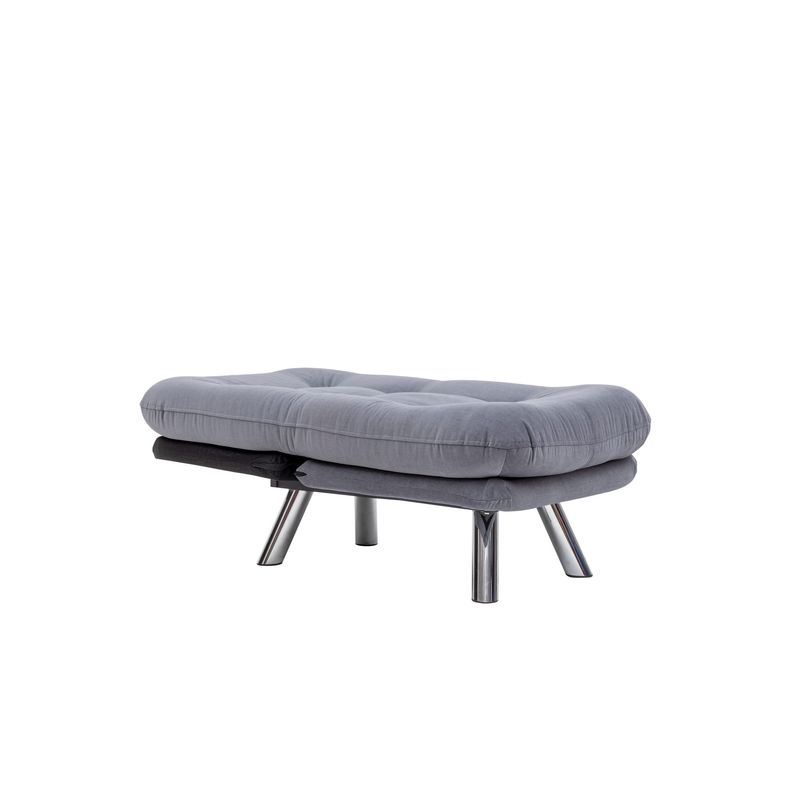 Casa si Gradina - Mobilier - Canapele si coltare - Canapele - Canapea extensibila, Atelier Del Sofa, metal, gri, 110x70 cm - Infinity.ro