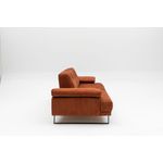 Casa si Gradina - Mobilier - Canapele si coltare - Canapele - Canapea extensibila, Hanah Home, lemn fag si PAL, portocaliu, 239x99x83 cm - Infinity.ro