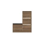 Casa si Gradina - Mobilier - Dulapuri si sifoniere - Dulapuri pantofi - Dulap pantofi, Hanah Home, pal melaminat, hitit, 105x26x118.5 cm - Infinity.ro
