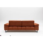 Casa si Gradina - Mobilier - Canapele si coltare - Canapele - Canapea extensibila, Hanah Home, lemn fag si PAL, portocaliu, 239x99x83 cm - Infinity.ro