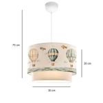 Casa si Gradina - Corpuri si surse de iluminat - Lustre si pendule - Candelabru, Opviq, plastic, crem, inaltime 70 cm - Infinity.ro