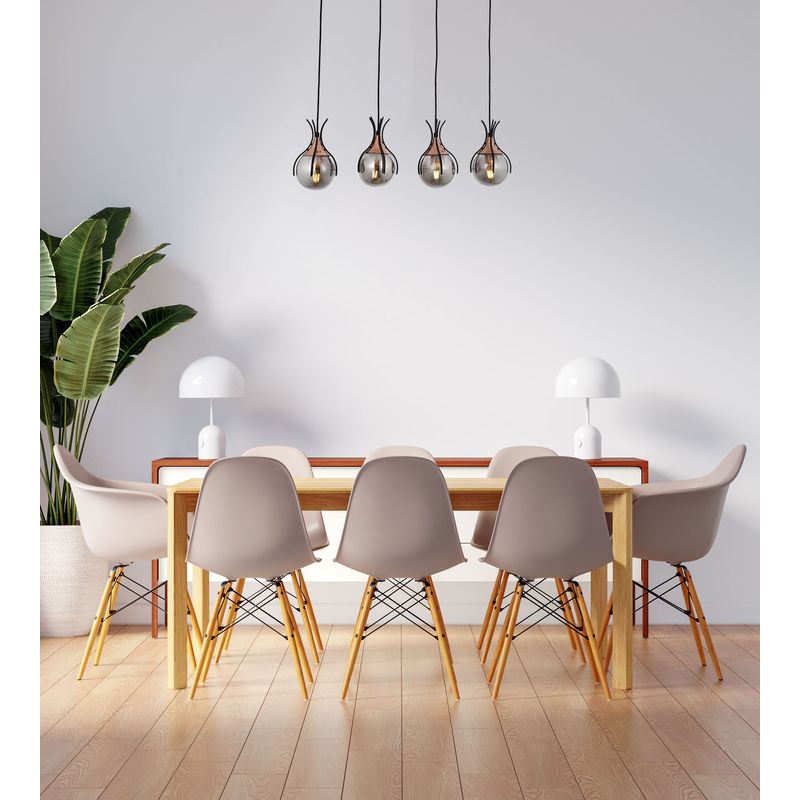 Casa si Gradina - Corpuri si surse de iluminat - Lustre si pendule - Candelabru, Opviq, metal, negru bronz, 70x13 cm - Infinity.ro