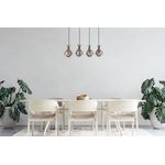 Casa si Gradina - Corpuri si surse de iluminat - Lustre si pendule - Candelabru, Opviq, metal, negru bronz, 70x13 cm - Infinity.ro