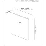 Casa si Gradina - Mobilier - Paturi si accesorii - Accesorii paturi - Perna pentru Tablie pat, alb, 152 cm, piele artificiala - Infinity.ro