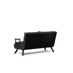 Casa si Gradina - Mobilier - Canapele si coltare - Canapele - Canapea extensibila 2 locuri, Hanah Home, stofa tip in, gri inchis, 175x133 cm - Infinity.ro