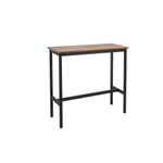 Casa si Gradina - Mobilier - Mese si birouri - Mese bucatarie si dining - Masa de bar, Hanah Home, pal, cadru metalic, negru, 100x40x90 cm - Infinity.ro