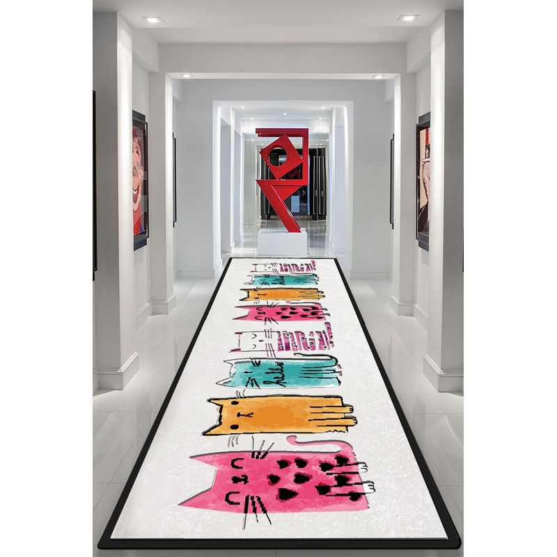 Casa si Gradina - Textile si covoare - Covoare - Covorase intrare - Covoras de intrare, Conceptum Hypnose, multicolor, 80x150 cm, 100% poliester, antiderapant, 959CHL2172 - Infinity.ro