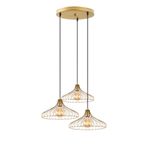 Casa si Gradina - Corpuri si surse de iluminat - Lustre si pendule - Candelabru, Opviq, metal, auriu stralucitor, 65x64x120 cm - Infinity.ro