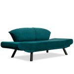 Casa si Gradina - Mobilier - Canapele si coltare - Canapele - Canapea extensibila, Hanah Home, metal, albastru petrol, 177x87x75 cm - Infinity.ro