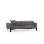 Casa si Gradina - Mobilier - Canapele si coltare - Canapele - Canapea extensibila 3 locuri, Hanah Home, lemn de fag, gri deschis, 225x92x76 cm - Infinity.ro