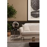 Casa si Gradina - Mobilier - Canapele si coltare - Canapele - Canapea 3 locuri, Hanah Home, lemn fag si pal, alb, 230x100x96 cm - Infinity.ro