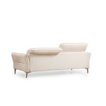 Casa si Gradina - Mobilier - Canapele si coltare - Canapele - Canapea 3 locuri, Hanah Home, lemn fag si pal, alb, 230x100x96 cm - Infinity.ro