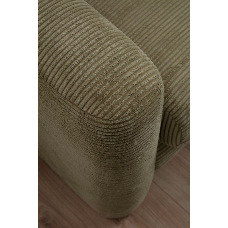 Casa si Gradina - Mobilier - Canapele si coltare - Canapele - Canapea 3 locuri, Hanah Home, lemn fag si pal, verde, 215x97x73 cm - Infinity.ro
