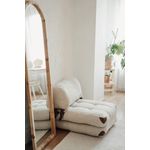 Casa si Gradina - Mobilier - Canapele si coltare - Canapele - Canapea extensibila 1 loc, Hanah Home, teddy, crem, 80x70x60 cm - Infinity.ro