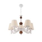 Casa si Gradina - Corpuri si surse de iluminat - Lustre si pendule - Candelabru, Opviq, metal, crem, alb, maro, 65x55 cm - Infinity.ro