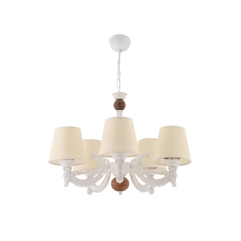Casa si Gradina - Corpuri si surse de iluminat - Lustre si pendule - Candelabru, Opviq, metal, crem, alb, maro, 65x55 cm - Infinity.ro