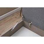 Casa si Gradina - Mobilier - Canapele si coltare - Coltare - Coltar, Hanah Home, cadru lemn, material poliester, antracit, 210x195x82 cm - Infinity.ro
