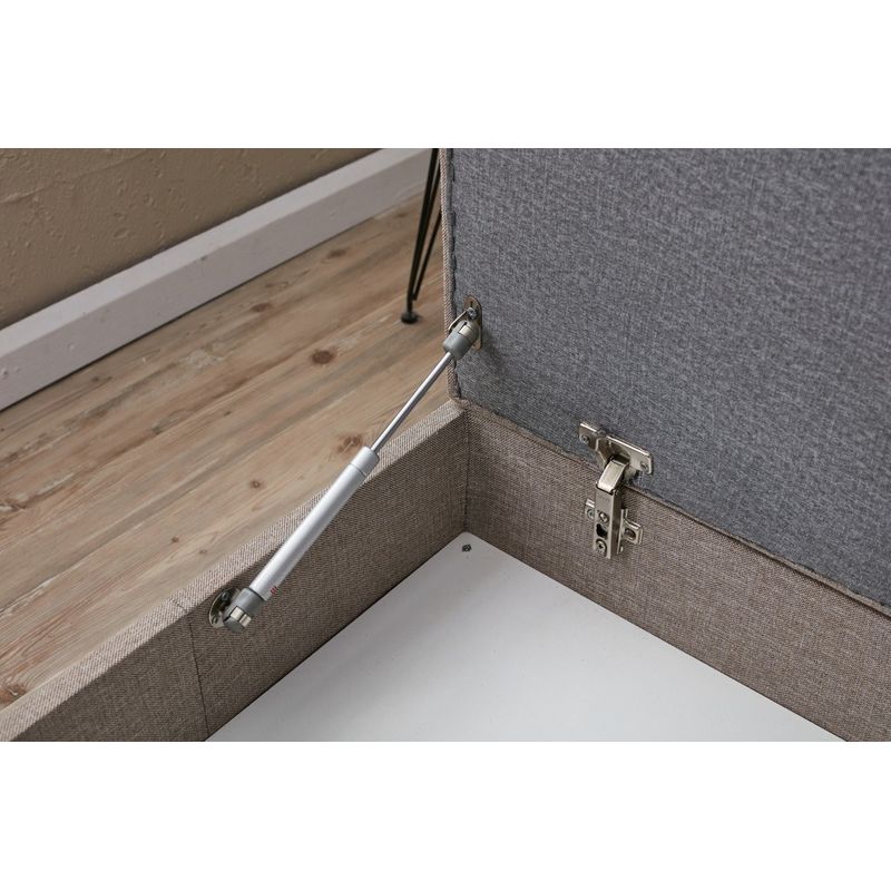 Casa si Gradina - Mobilier - Canapele si coltare - Coltare - Coltar, Hanah Home, cadru lemn, material poliester, antracit, 210x195x82 cm - Infinity.ro
