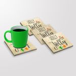 Casa si Gradina - Bucatarie si vesela - Accesorii bar - Suporturi bauturi - Set suporturi de pahare, Hermia, piatra naturala, multicolor, 10x10x1 cm, 4 bucati, 366TYR1205 - Infinity.ro