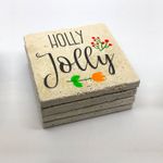 Casa si Gradina - Bucatarie si vesela - Accesorii bar - Suporturi bauturi - Set suporturi de pahare, Hermia, piatra naturala, multicolor, 10x10x1 cm, 4 bucati, 366TYR1205 - Infinity.ro