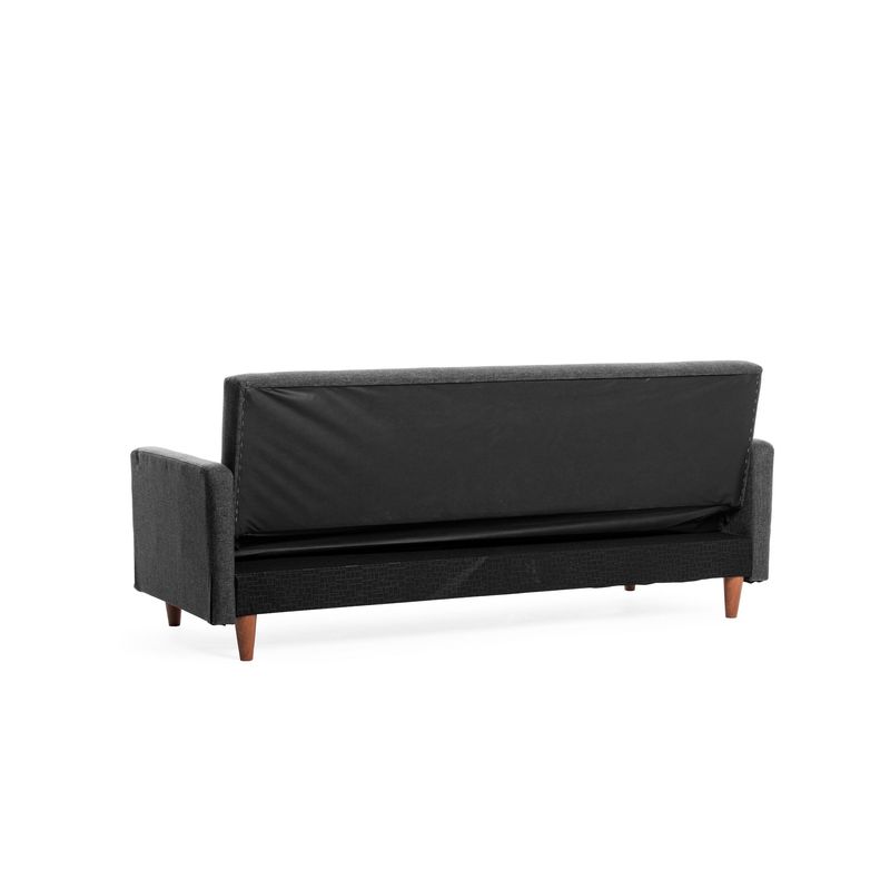 Casa si Gradina - Mobilier - Canapele si coltare - Canapele - Canapea extensibila, Atelier Del Sofa, metal, gri inchis, 200x83x75 cm - Infinity.ro