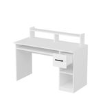 Casa si Gradina - Mobilier - Mese si birouri - Birouri - Birou de studiu, Hanah Home, pal melaminat, alb, 99.3x120x55 cm - Infinity.ro