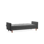 Casa si Gradina - Mobilier - Canapele si coltare - Canapele - Canapea extensibila, Atelier Del Sofa, metal, gri inchis, 200x83x75 cm - Infinity.ro