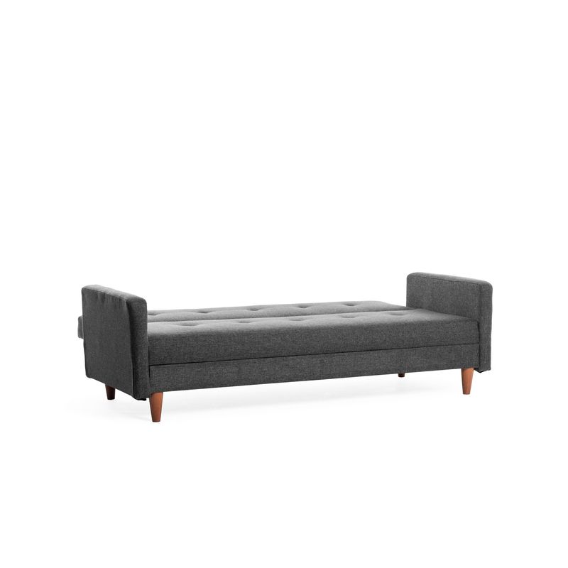 Casa si Gradina - Mobilier - Canapele si coltare - Canapele - Canapea extensibila, Atelier Del Sofa, metal, gri inchis, 200x83x75 cm - Infinity.ro