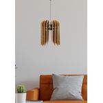 Casa si Gradina - Corpuri si surse de iluminat - Lustre si pendule - Candelabru, Opviq, mdf, nuc, 25x18.5x65 cm - Infinity.ro