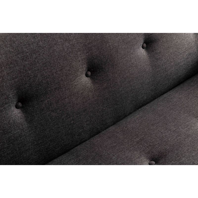 Casa si Gradina - Mobilier - Canapele si coltare - Canapele - Canapea extensibila, Atelier Del Sofa, metal, gri inchis, 200x83x75 cm - Infinity.ro
