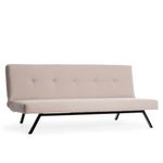 Casa si Gradina - Mobilier - Canapele si coltare - Canapele - Canapea extensibila 3 locuri, Atelier Del Sofa, metal si poliester, crem, 180x102 cm - Infinity.ro