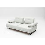 Casa si Gradina - Mobilier - Canapele si coltare - Canapele - Canapea extensibila, Hanah Home, lemn de fag si PAL, alb, 199x99x83 cm - Infinity.ro