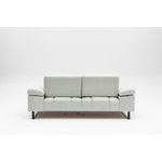 Casa si Gradina - Mobilier - Canapele si coltare - Canapele - Canapea extensibila, Hanah Home, lemn de fag si PAL, alb, 199x99x83 cm - Infinity.ro