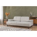 Casa si Gradina - Mobilier - Canapele si coltare - Canapele - Canapea extensibila, Hanah Home, lemn de fag si PAL, alb, 199x99x83 cm - Infinity.ro
