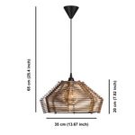 Casa si Gradina - Corpuri si surse de iluminat - Lustre si pendule - Candelabru, Opviq, lemn, antichizat, 35x20x65 cm - Infinity.ro