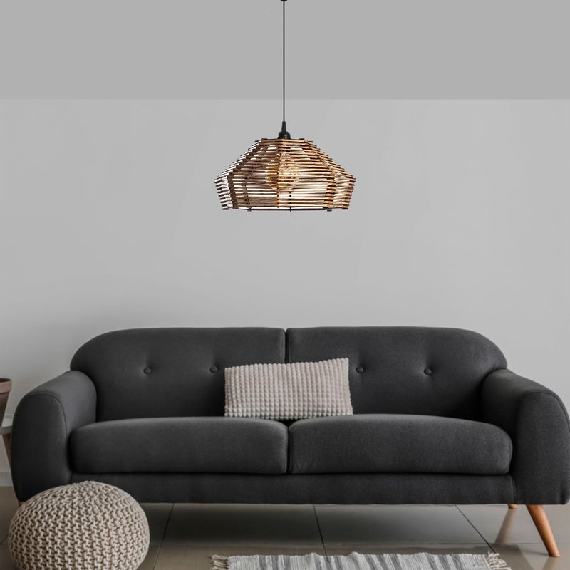 Casa si Gradina - Corpuri si surse de iluminat - Lustre si pendule - Candelabru, Opviq, lemn, antichizat, 35x20x65 cm - Infinity.ro