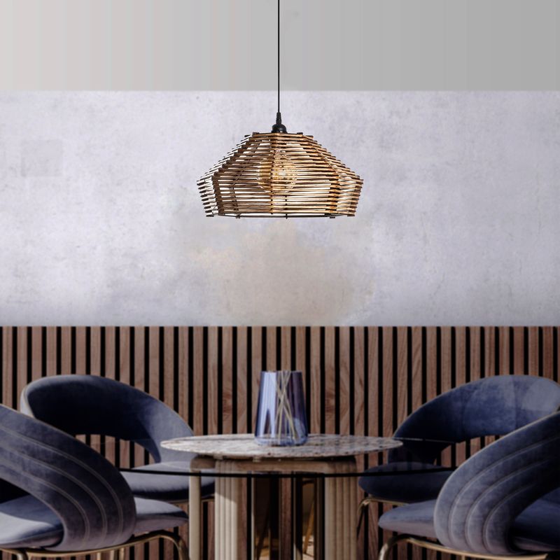 Casa si Gradina - Corpuri si surse de iluminat - Lustre si pendule - Candelabru, Opviq, lemn, antichizat, 35x20x65 cm - Infinity.ro
