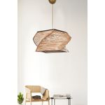 Casa si Gradina - Corpuri si surse de iluminat - Lustre si pendule - Candelabru, Opviq, lemn, bej, 36x36x18 cm - Infinity.ro