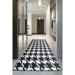 Casa si Gradina - Textile si covoare - Covoare - Covorase intrare - Covoras de intrare, Conceptum Hypnose, alb-negru, 100x180 cm, 100% poliester, antiderapant, 882CHL2463 - Infinity.ro