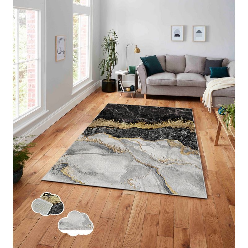 Casa si Gradina - Textile si covoare - Covoare - Covoare casa - Covor, Conceptum Hypnose, multicolor, 180x280 cm, 100% poliester, antiderapant, 288NGR2425 - Infinity.ro