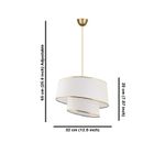 Casa si Gradina - Corpuri si surse de iluminat - Lustre si pendule - Candelabru, Opviq, metal, alb auriu, 32x32x70 cm - Infinity.ro
