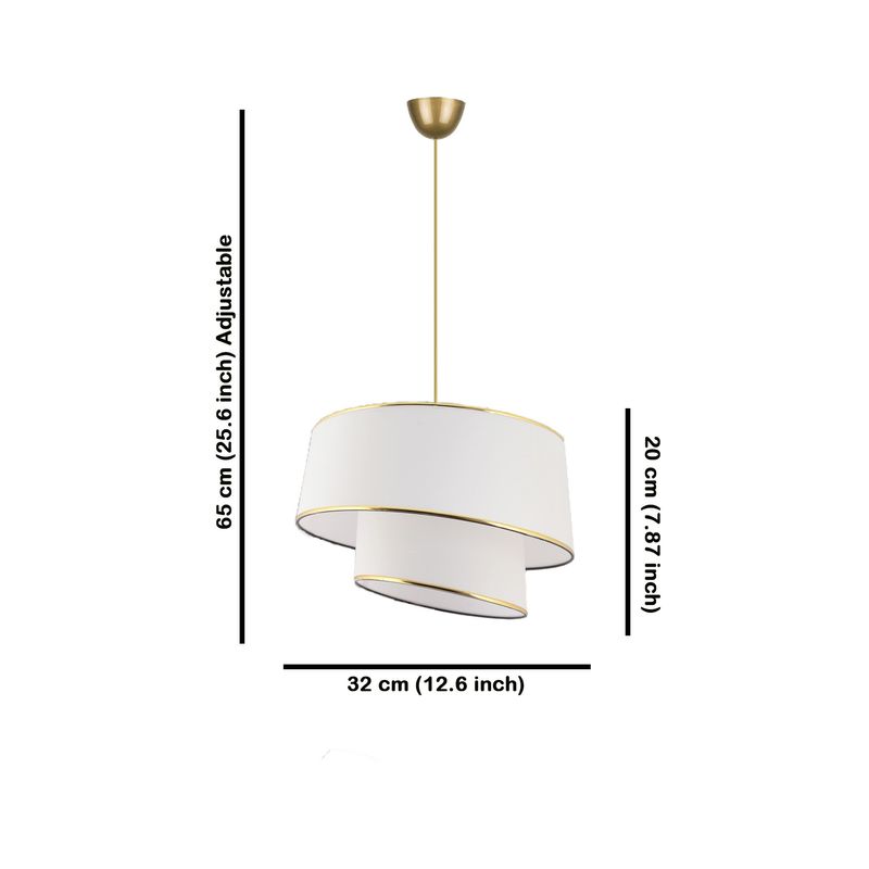 Casa si Gradina - Corpuri si surse de iluminat - Lustre si pendule - Candelabru, Opviq, metal, alb auriu, 32x32x70 cm - Infinity.ro