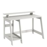 Casa si Gradina - Mobilier - Mese si birouri - Birouri - Birou de studiu, Hanah Home, pal melaminat, alb, 120x60x73 cm - Infinity.ro